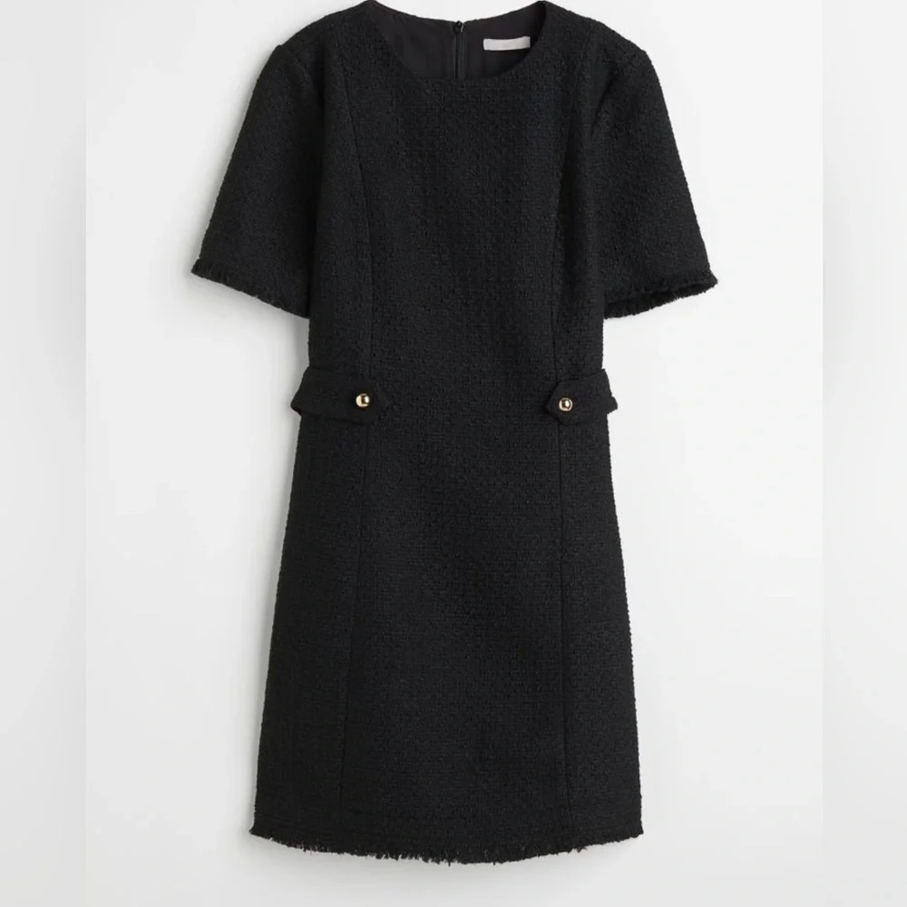 H&M WOOL BLEND MINI DRESS - S2533 - Picture 3 of 6